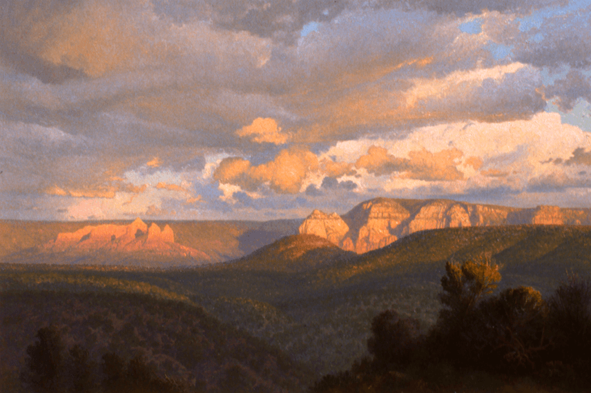 Aurora de Sedona - Original Artwork by Curt Walters