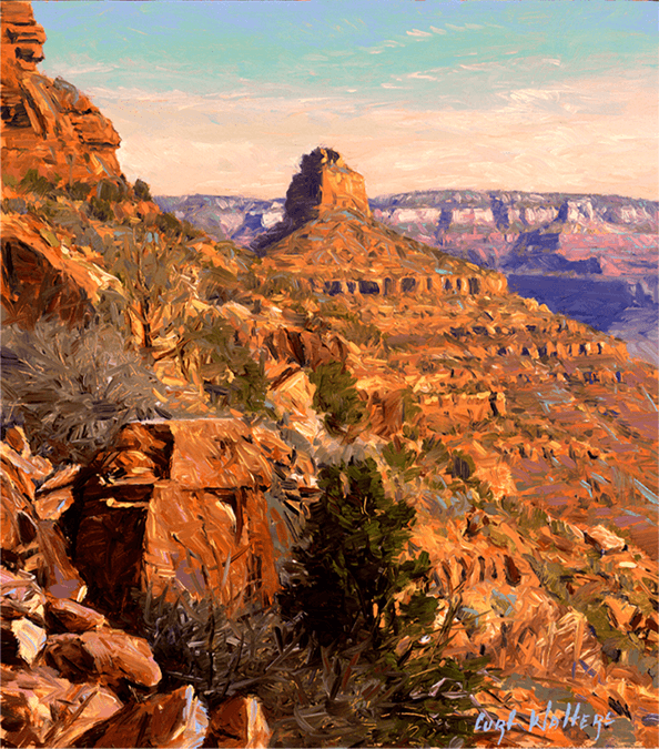 Battleship from Bright Angel Trail