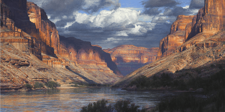 Bluster Approaching - Original Artwork by Curt Walters