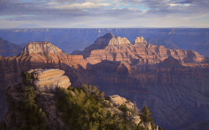 Bright Angel Point - Original Artwork by Curt Walters