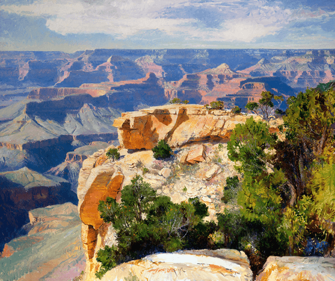 Canyon Echelons - Original Artwork by Curt Walters