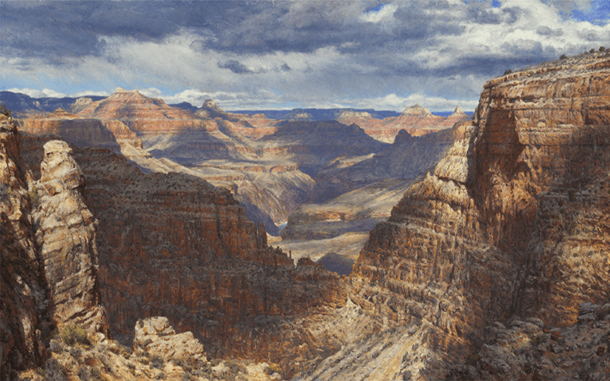 Cathedral Gap - Original Artwork by Curt Walters