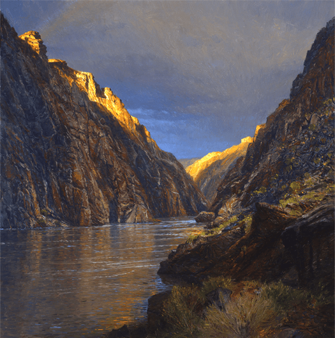 Grapevine Rapids - The Inner Gorge - Original Artwork by Curt Walters