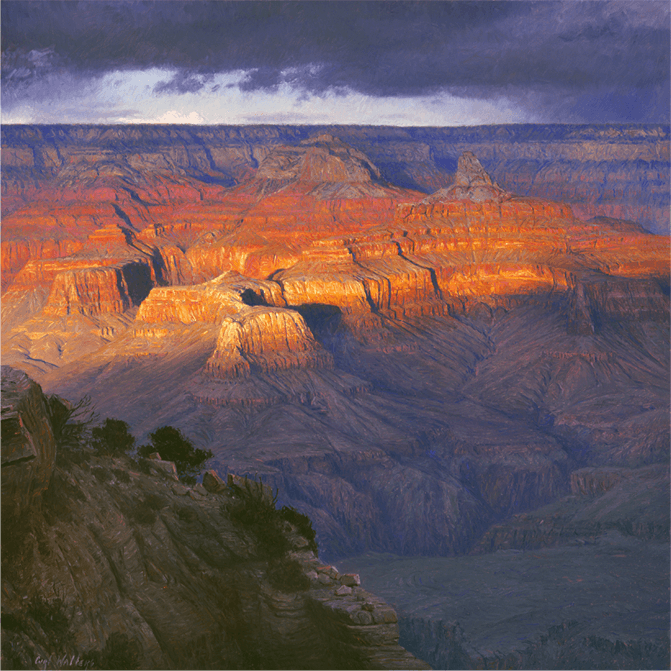 Last Moments Aglow - Original Artwork by Curt Walters