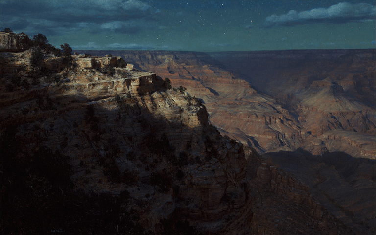 Light of the Moon - Original Artwork by Curt Walters