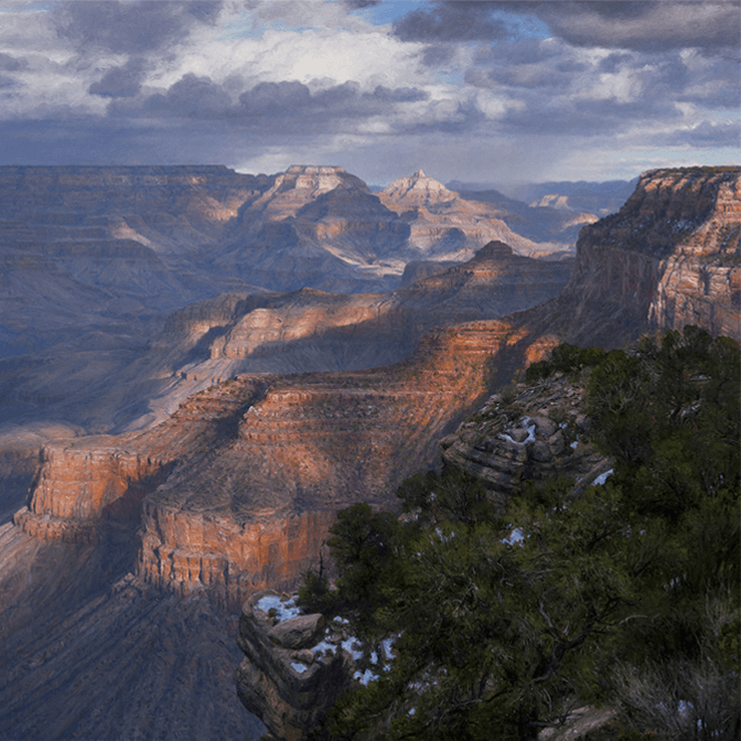 Mercurial Sun of January - Original Artwork by Curt Walters