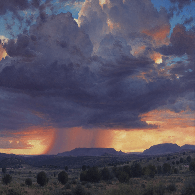 Monsoon Drama - Original Artwork by Curt Walters