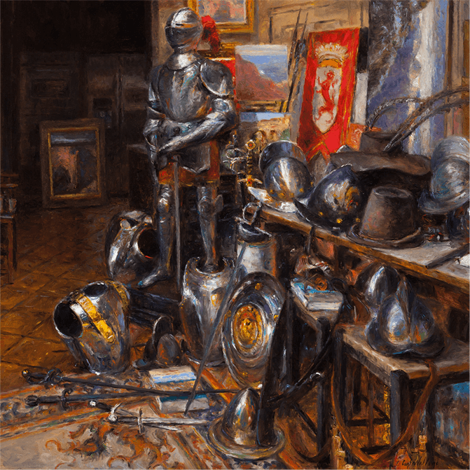 My Studio: The Entrada - Original Artwork by Curt Walters