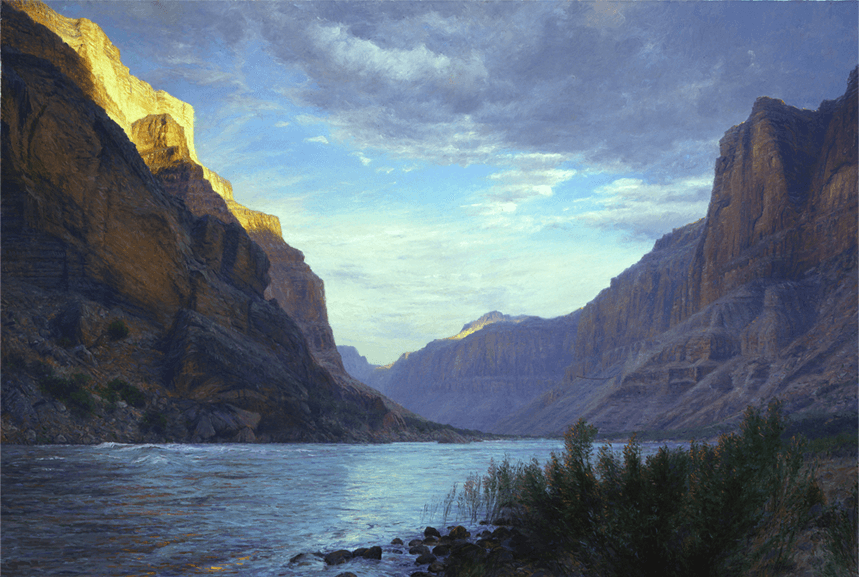 Nankoweap Sunrise - Original Artwork by Curt Walters