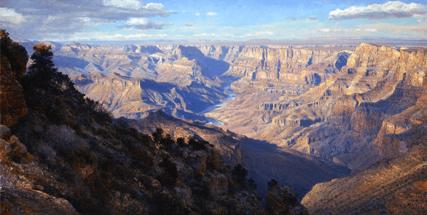 Palisades of the Desert - Original Artwork by Curt Walters