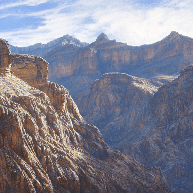 Respectful Ascent - Original Artwork by Curt Walters