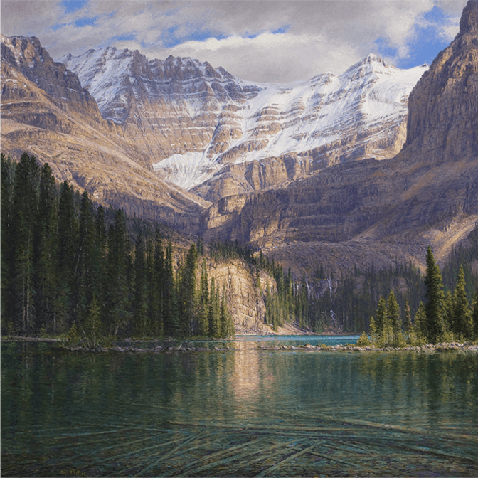 September Afternoon at Lake O’Hara - Original Artwork by Curt Walters