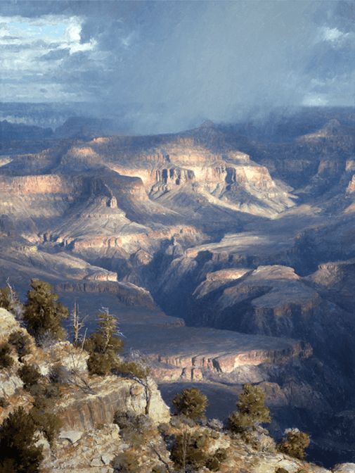 September Rain - Original Artwork by Curt Walters