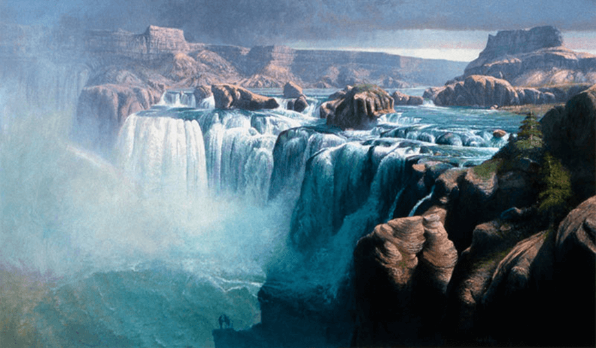 Shoshone Falls - Original Artwork by Curt Walters