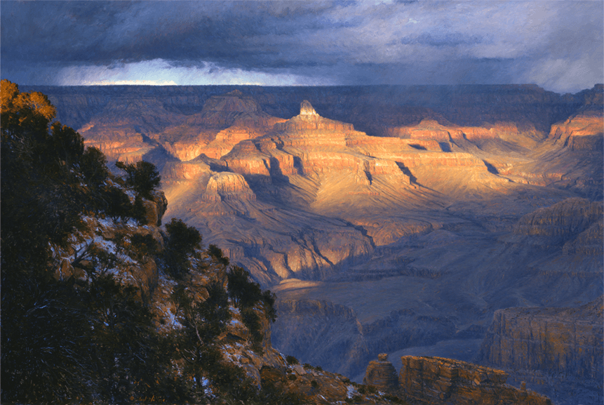 Suddenly Aglow - Original Artwork by Curt Walters