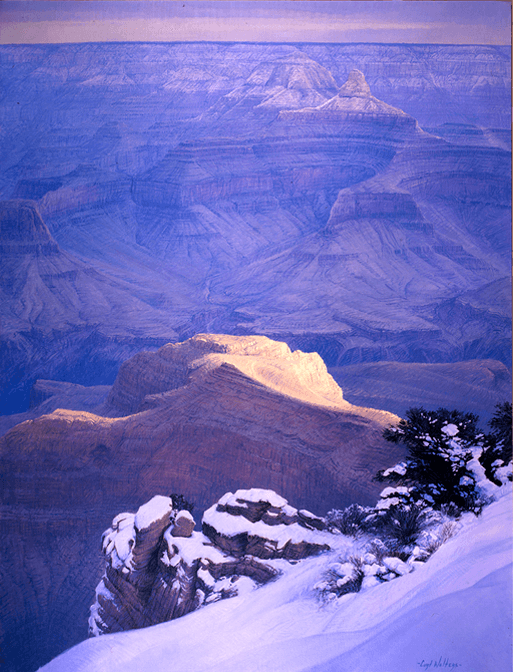 Sunrise at Mather Point - Original Artwork by Curt Walters