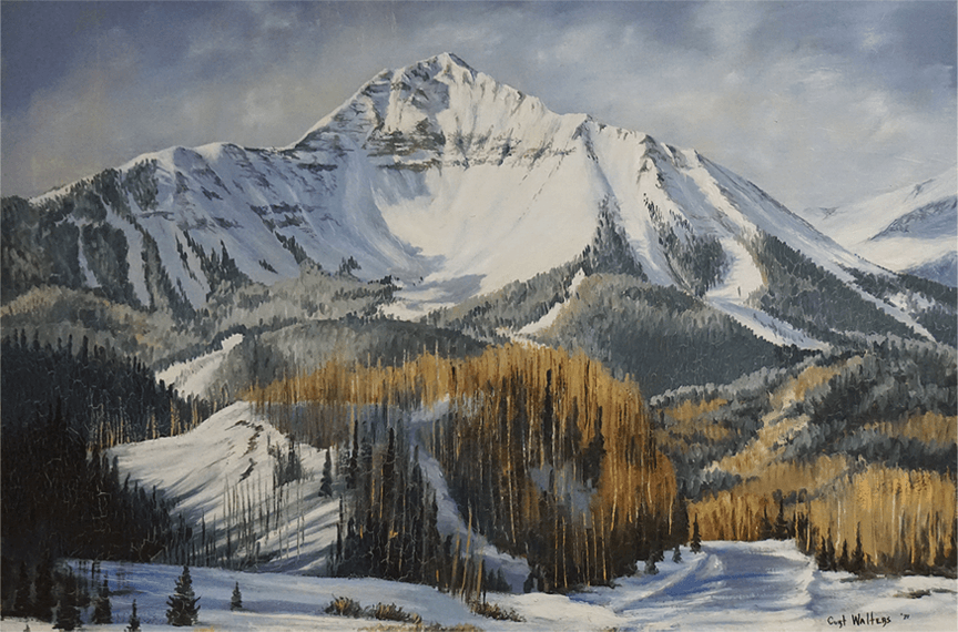 Sunshine Mountain - Original Artwork by Curt Walters
