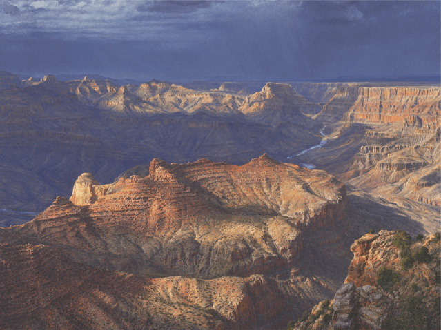 Through the Eyes of Cardenas 1540 - Original Artwork by Curt Walters