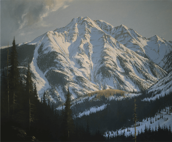 Twilight Peak - Original Artwork by Curt Walters