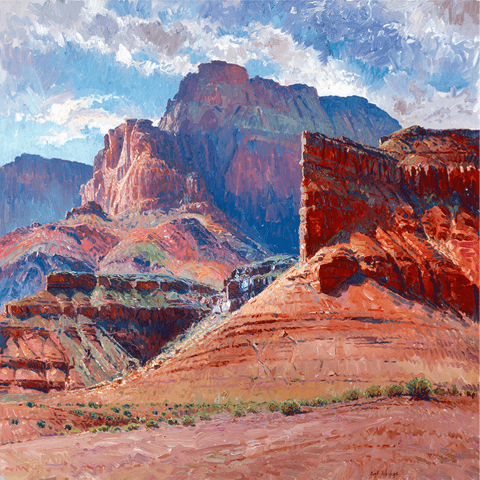 Vermillion Cliffs - Original Artwork by Curt Walters
