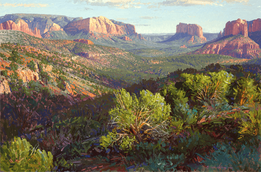 View of Sedona - Original Artwork by Curt Walters