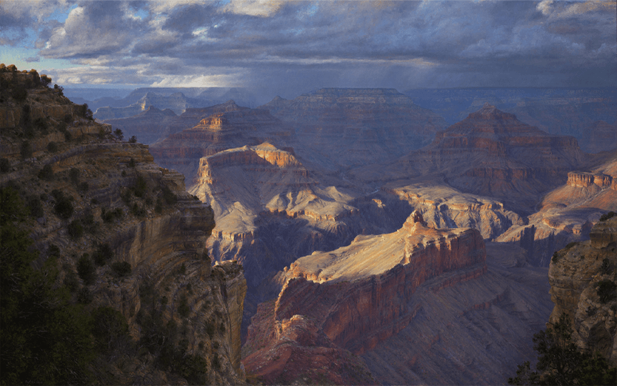 Winter's Levity - Original Artwork by Curt Walters