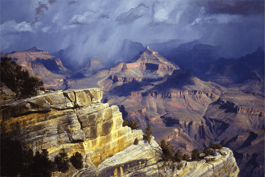 Wisps of Winter - Original Artwork by Curt Walters