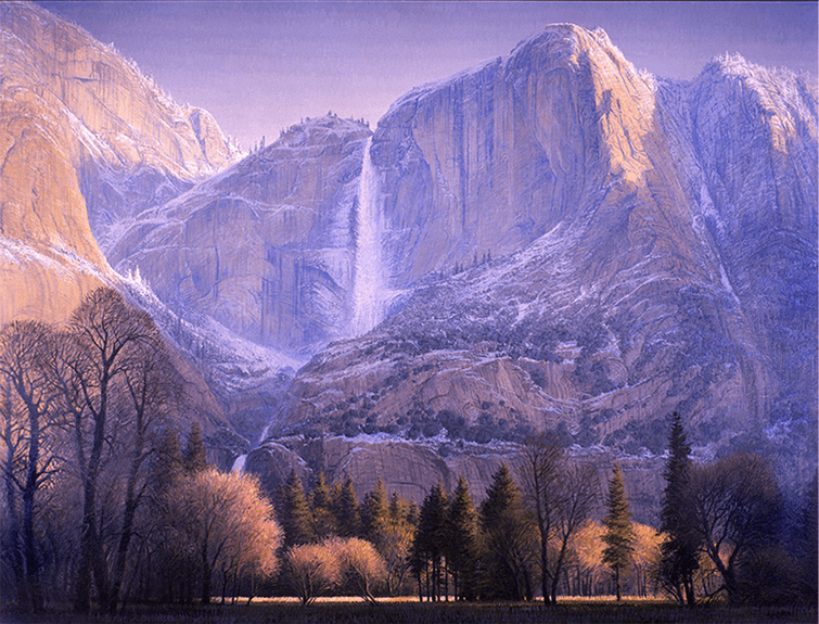 Yosemite Falls - Original Artwork by Curt Walters