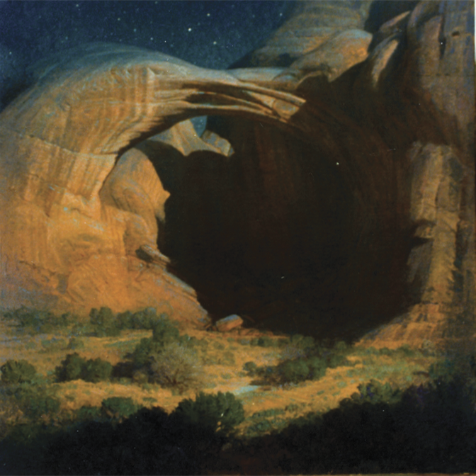 Double Arch in Moonlight