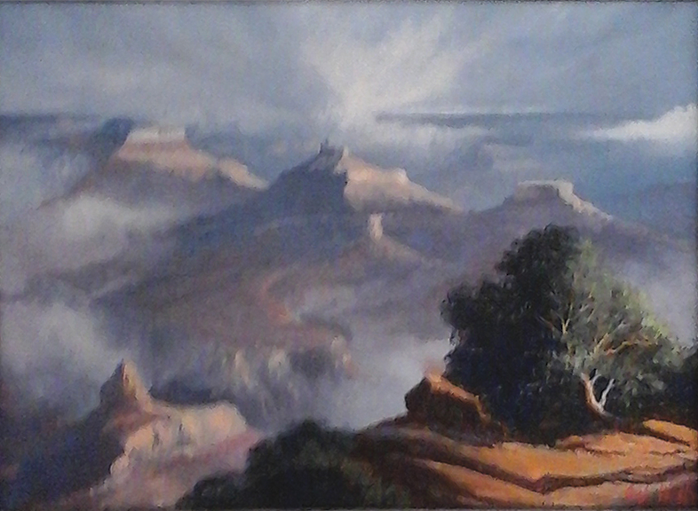 Fog at Maricopa Point Grand Canyon