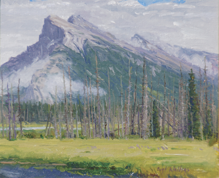 Mt. Rundle from Vermilion Lake