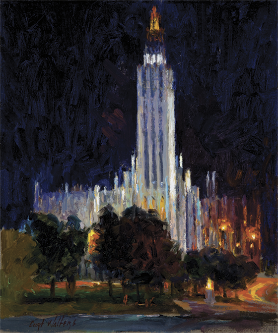 Nocturne of Boston Avenue Church, Tulsa