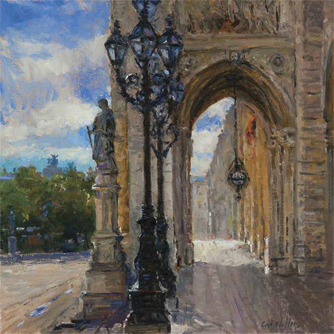 Portal of Neues Rathaus – Vienna