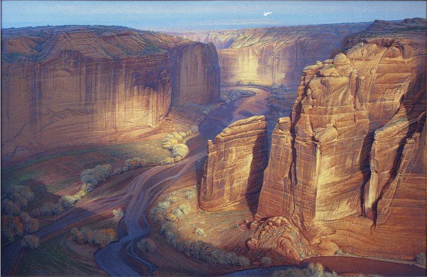 Sliding Rock  Canyon de Chelly