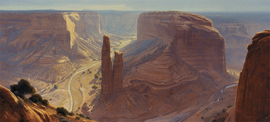 Spider Rock at Sunrise
