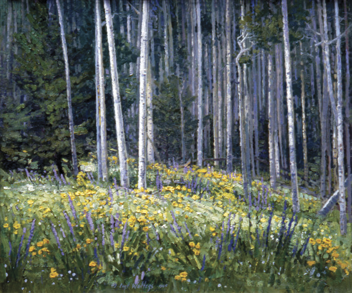Summer Aspens | Mountain Scene