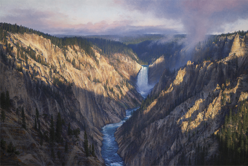 Sun Up on the Yellowstone