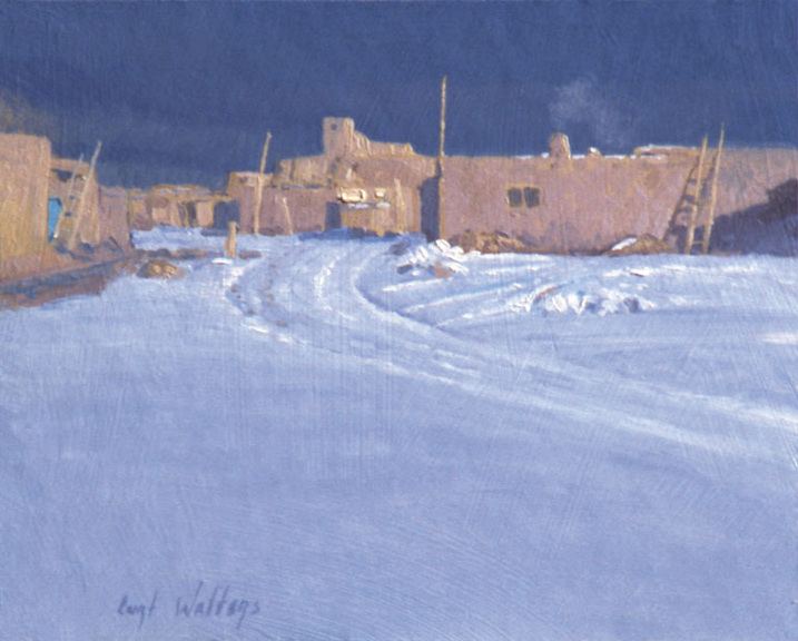 Winter Light on Taos Pueblo