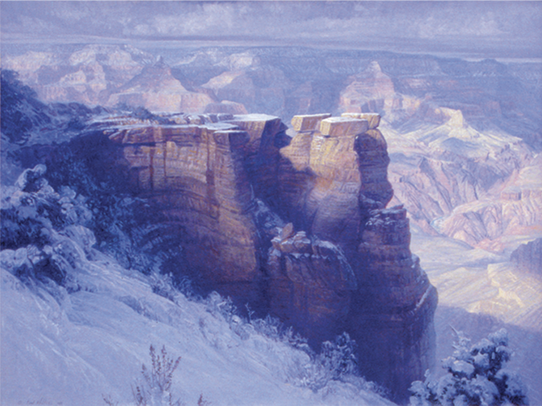 Winter Storm at Mather Point