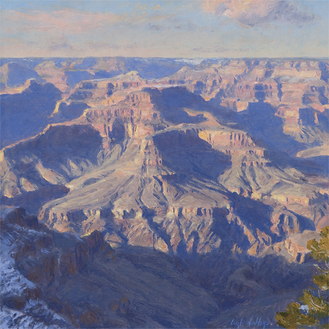 Winter’s Blue Shadows